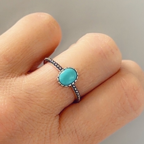Sterling Silver Turquoise Ring - Picture 5 of 5